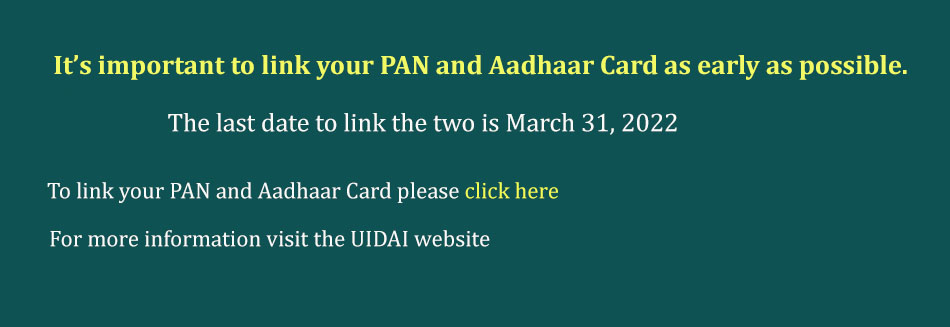 PAN and Aadhaar Card Linking