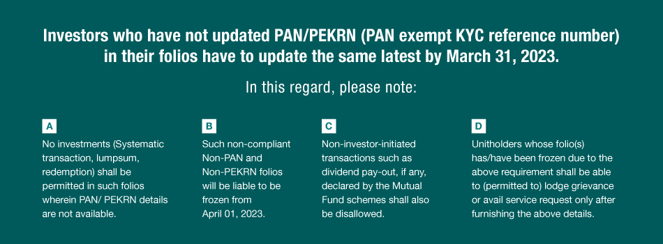 Folios without PAN / PEKRN